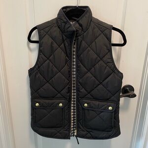 J. Crew Black and White Checkered Shirt